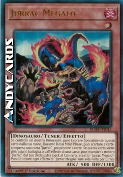 JURRAC MEGALO • Ultra R • BLMM IT016 • 1Ed • Yugioh! • ANDYCARDS - Image 1