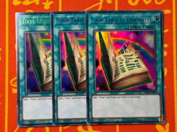 YUGIOH TOON TABLE OF CONTENTS ULTRA RARE 1ST EDITION NM LDS1-EN069 x3 PLAYSET - Image 1