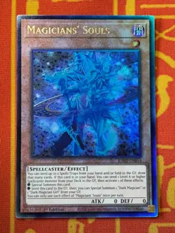 YUGIOH MAGICIANS' SOULS ULTIMATE RARE NM RA02-EN014 - Image 1