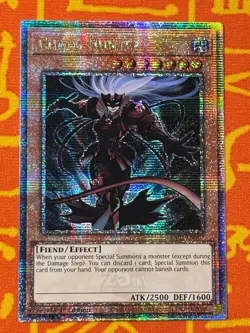 YUGIOH CHAOS HUNTER QUARTER CENTURY SECRET RARE NM RA02-EN007 - Image 1