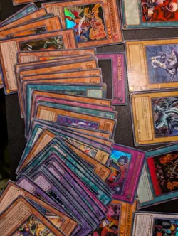 yugioh cards bundle old and new blue eyes dark magician hero kuriboh - Image 2