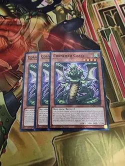 3X Cornfield Coatl DUNE-EN005 Common 1st Edition NM Yugioh - Image 1