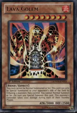 Lava Golem 1st Ed Ultra Rare SDMA-EN014 Yu-Gi-Oh! - Image 1