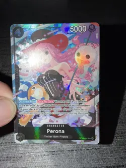 Carte One Piece Perona OP10-092 C Foil Anglaise Exc - Image 3