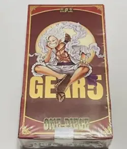 One Piece Trading Card Anime Ccg Gear 5 Barley Booster Box Deluxe Premium Box - Image 1