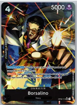 Borsalino Alternate Art OP02-114 Premium Booster -The Best- One Piece - Image 1