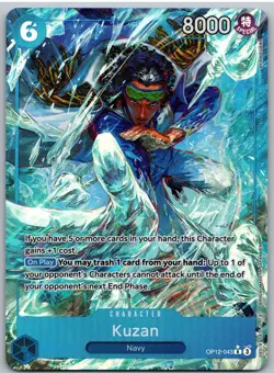 Kuzan Alternate Art OP12-043 Rare Legacy of the Master One Piece - Image 1