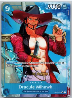 Dracule Mihawk OP01-070 Alternate Art Premium Booster -The Best- One Piece - Image 1
