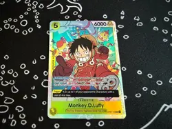 One Piece Monkey.D.Luffy OP07-109 SR One Piece Super Rare - NM English - Image 1