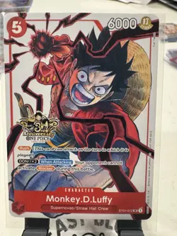 Monkey.D.Luffy - ST01-012 (3rd Anniversary) ST01-012 One Piece Promotion - Image 1