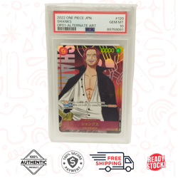 PSA 10 Japanese One Piece 2022 Romance Dawn Shanks OP01-120 SEC Alt Art - Image 1