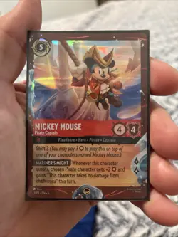 Mickey Mouse - Pirate Captain (Disney Cruise Promo) Disney Lorcana Cards Holo - Image 1