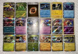 Pokemon TCG 18 Card Holo Lot EX Included! Cosmos Ultra Rare + More! - Image 2