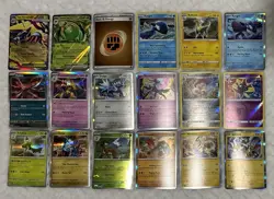 Pokemon TCG 18 Card Holo Lot EX Included! Cosmos Ultra Rare + More! - Image 4