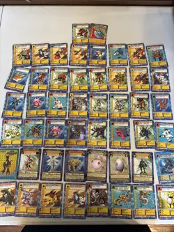 Digimon lot of 50 cards 1999 - Image 1