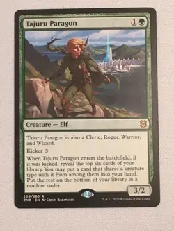 Tajuru Paragon MTG Magic The Gathering TCG Rare Card Zendikar Rising Near Mint - Image 1