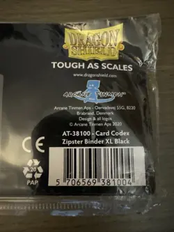 DRAGON SHIELD CARD CODEX ZIPSTER BINDER XL Black 24-Pocket 576 Pocket Portfolio - Image 4