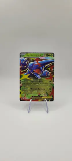 Pokemon TCG: Mega Heracross EX 004/094 Ultra Rare Card NM - Phantasmal Flames - Image 1