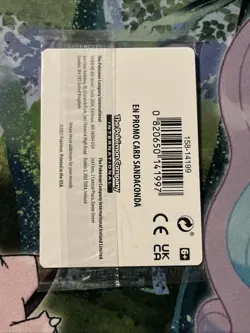 Sandaconda GameStop Stamped Holo PROMO 082/163 NEW SEALED Pokemon Card SWIRL - Image 3