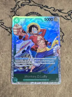 One Piece Card Game Monkey.D.Luffy PRB02-005 Super Rare NM - Image 1