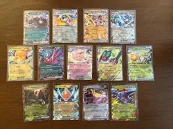 13x Pokemon cards lot - Near Mint English ex S&V+ MEG cards (Mkt value ~$18) - Image 1