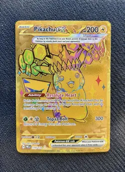 Pokemon TCG Pikachu EX Hyper Rare Card 179/131 Prismatic Evolutions - Image 1