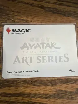 Otter-Penguin Art Card -Art Series: Avatar: The Last Airbender (ASTLA) Magic MTG - Image 2