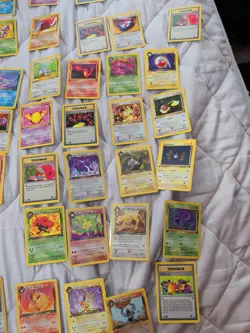 First Edition Team Rocket 102 Card Lot - Vintage Ungraded, MP - Image 2