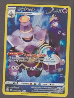 Dusknoir TG06/TG30 Brilliant Stars Trainer Gallery Full Art Holo Pokemon Card - Image 1