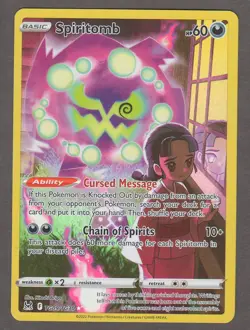 Spiritomb TG09/TG30 Lost Origin Trainer Gallery Full Art Holo Pokemon Card - Image 1