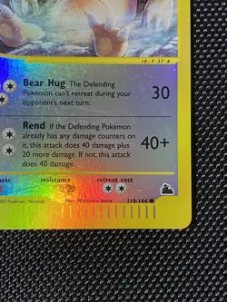 Ursaring 110/144 Common Skyridge Reverse Holo Pokemon Card LP/NM - Image 4