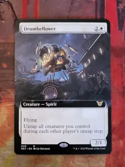 MTG Card: Drumbellower (Kamigawa: Neon Dynasty) EXTENDED ART - Image 1