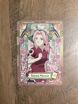 Kayou Naruto NRSA01-SP-003L5 Sakura Maruno Trading Card SSP English - Image 1