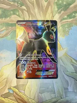 Umbreon EX LP MP Full Art 119 XY Fates Collide Pokemon TCG Card 2016 (DMG) - Image 1