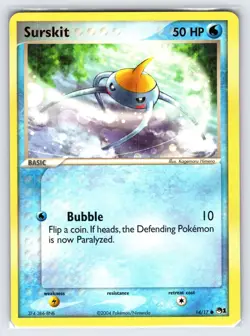 Surskit 14/17 2004 Pop Series 1 Promo Pokemon Card Common Exclusive - Vlp - Image 1