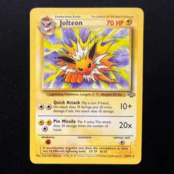 Pokemon TCG Jolteon Jungle 20/64 Regular Rare Non-Holo Card MP - Image 1