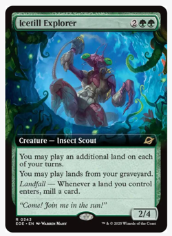 Icetill Explorer (Extended Art) - Edge Of Eternities EOE, MTG,NM, Fast Ship 343 - Image 2