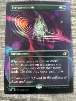 Terrasymbiosis Borderless - Foil Edge of Eternities MTG Magic the Gathering - Image 1