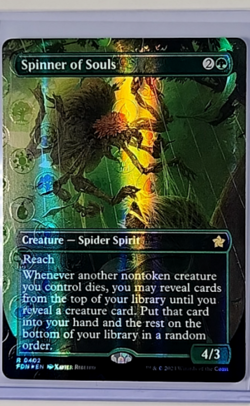 MTG Magic The Gathering Foundations Borderless Mana Foil #402 Spinner of Souls - Image 1