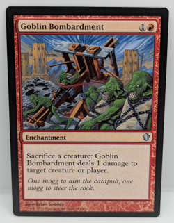 Goblin Bombardment Commander 2013 Regular NM MTG - Image 1
