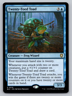Twenty-Toed Toad - Commander: Bloomburrow MTG - Image 1