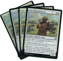 x4 Sun-Blessed Healer (Foil) - Foundations - Magic the Gathering (MTG) - Image 1
