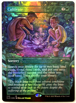 MTG Cultivate BORDERLESS FOIL Secret Lair Drop Series 246 NM - Image 1