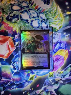 Toph, Earthbending Master, Foil Extended Art, Avatar, MTG Magic The Gathering - Image 1