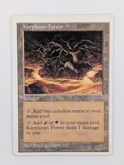 Karplusan Forest - Excellent - 5th Edition - MTG - Image 1