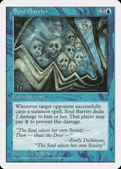 Soul Barrier Fifth Edition MTG NM - Image 1