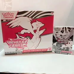 Pokemon White Flare Elite Trainer Box & Booster Bundle Sealed Lot - Image 1
