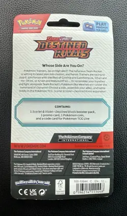 Pokemon Destined Rivals Blister Pack | Eevee Promo | BRAND NEW - Image 2