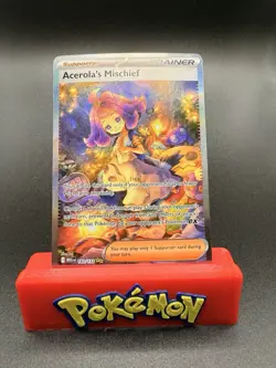 Pokemon Mega Evolution Acerola's Mischief Special Illustration Rare 183/132 NM - Image 1