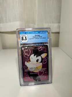CGC 8.5 Emolga Legendary Treasures RC23/RC25 Radiant Collection Holo Pokemon - Image 1